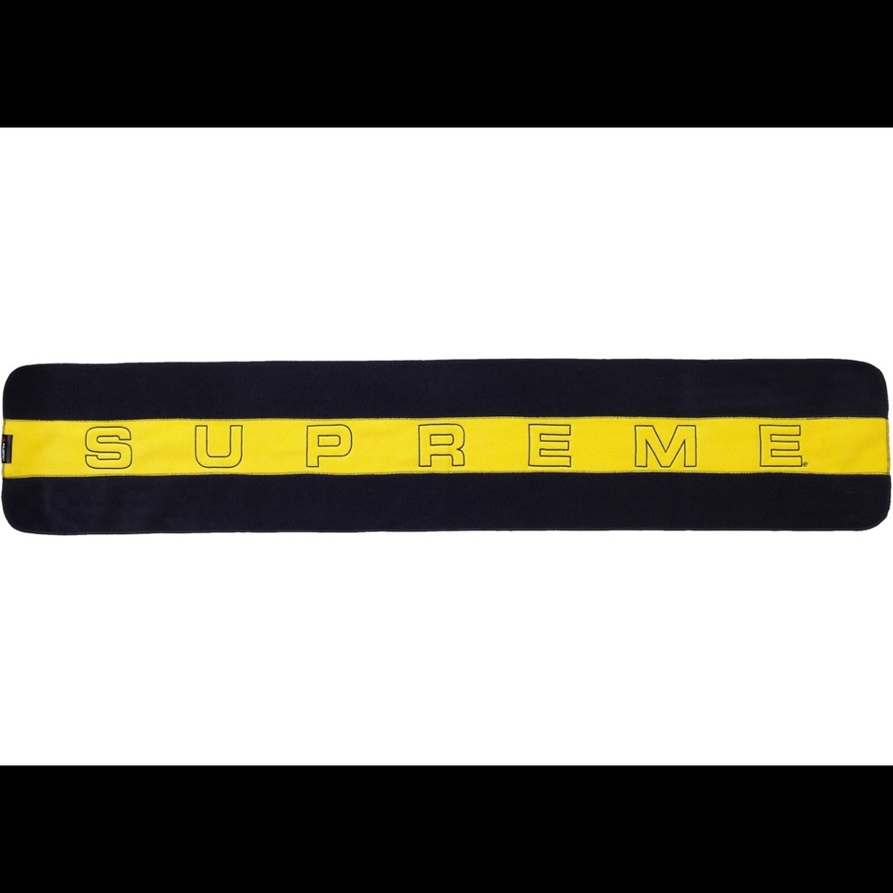 SUPREME Polartec Scarf - Navy - Picture 4 of 4